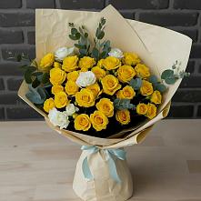 Букет цветов из:  Розы #REPLACE_PRED# Пурпе