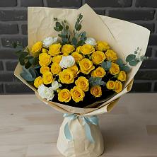 Букет цветов из:  Розы в Пурпе