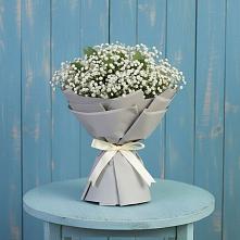 Букет цветов из:  Гипсофила в Пурпе