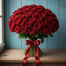 Букет Красные розы Блэк Меджик #REPLACE_PRED# Пурпе