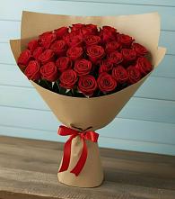 Букет Красные розы Милано в Пурпе