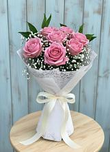 Букет цветов из:  Розы #REPLACE_PRED# Пурпе