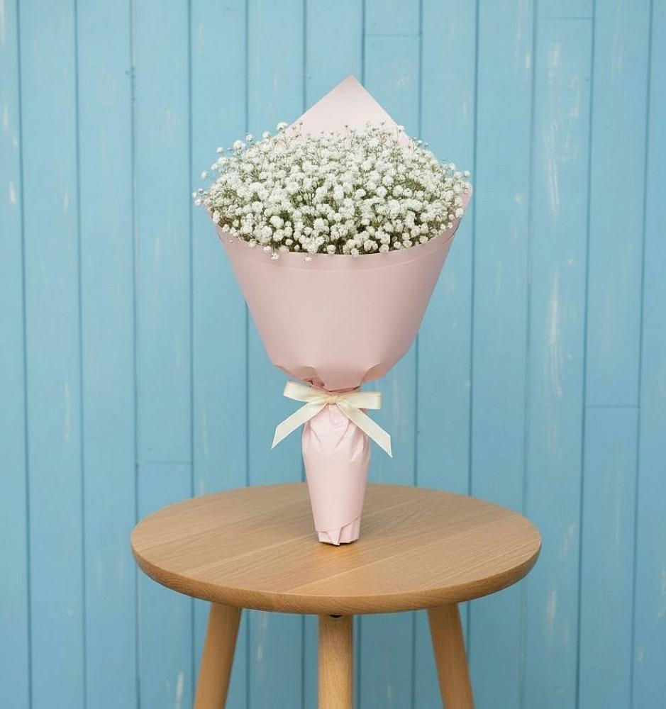 Букет цветов из: Гипсофила в Пурпе