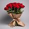 Букет 21 Красная роза Эдлесс Лав в Пурпе