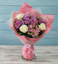 Букет цветов из:  Герберы в Пурпе
