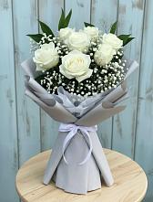 Букет цветов из:  Розы #REPLACE_PRED# Пурпе