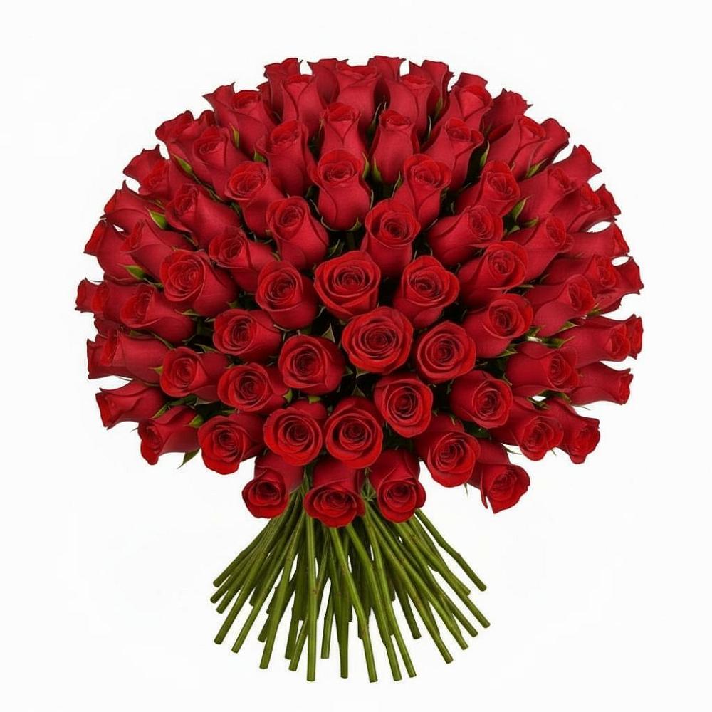 Букет Красные розы Чери Лав в Пурпе