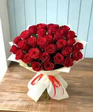 Букет 29 Красных роз в Пурпе