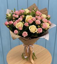 Букет цветов из:  Розы в Пурпе