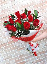 Букет цветов из:  Розы #REPLACE_PRED# Пурпе