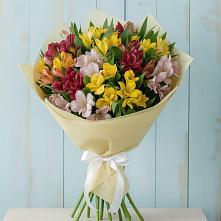 Букет цветов из:  Альстромерии #REPLACE_PRED# Пурпе