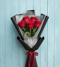 Букет цветов из:  Розы в Пурпе