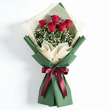 Букет цветов из:  Розы в Пурпе