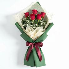 Букет цветов из:  Розы в Пурпе