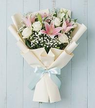 Букет цветов из:  Лилии в Пурпе