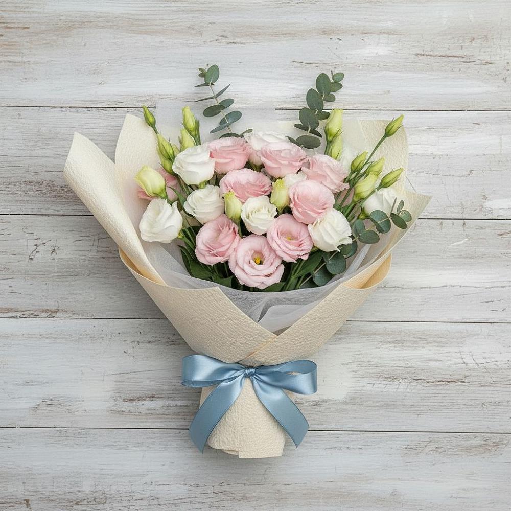 Букет цветов из: Лизиантусы в Пурпе